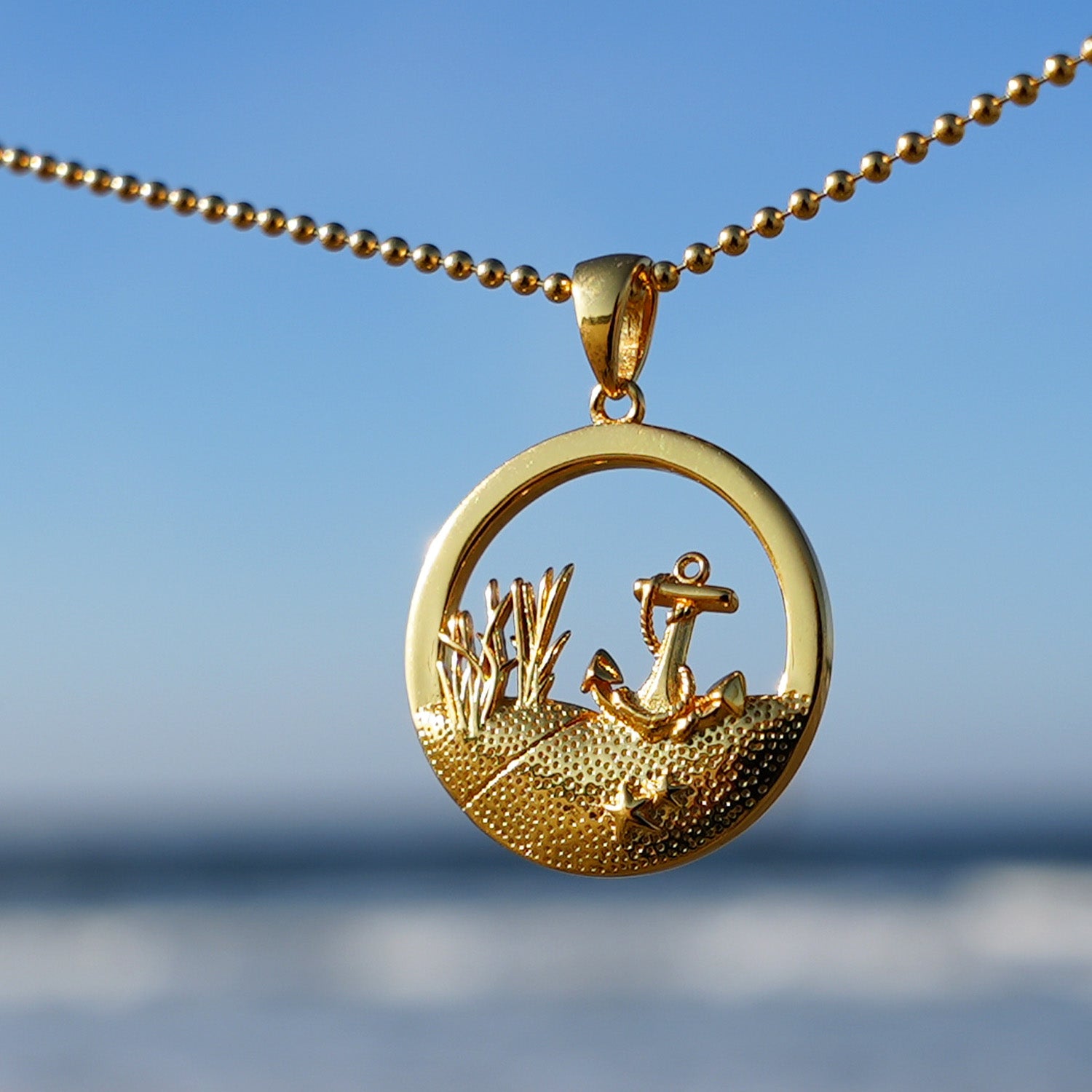 Anker Rund / Düne - Gold