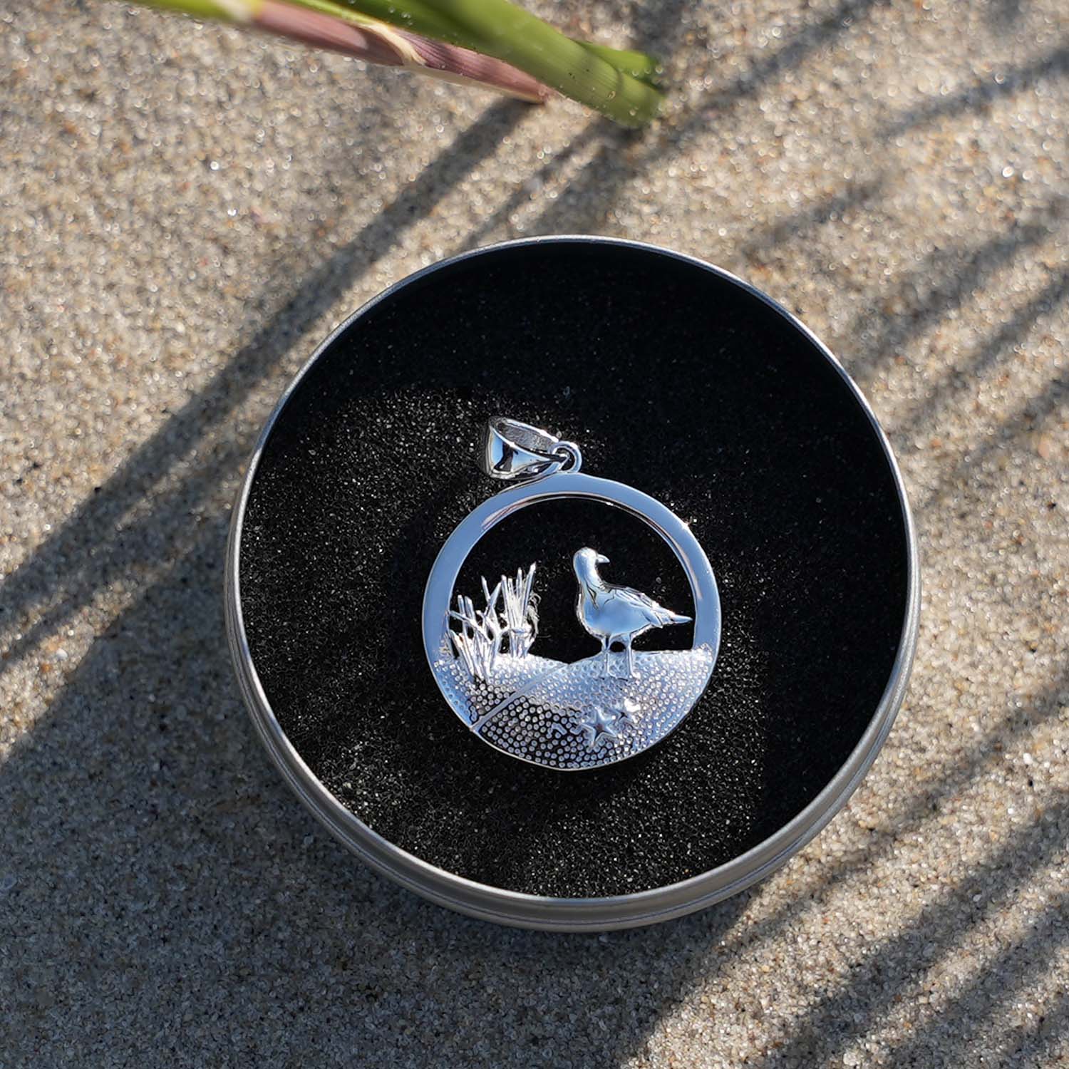 Möwe Rund / Düne - Silber