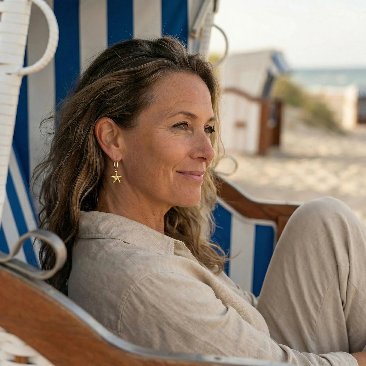 Anhänger Creole Seestern - Gold - Nordlust®