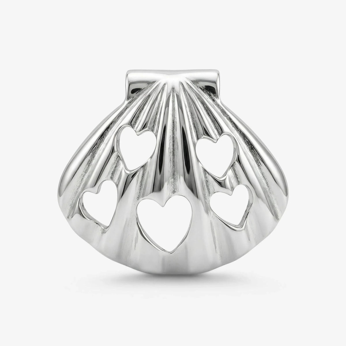 Muschel mit Herzen - Silber - Nordlust®