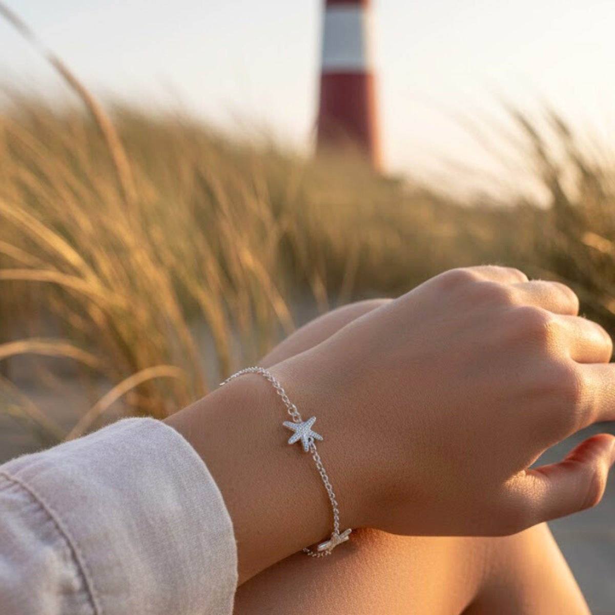 Armband "Küstensterne" - Silber