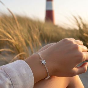 Armband "Küstensterne" - Silber