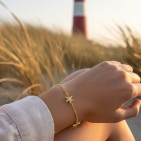 Armband "Küstensterne" - Gold