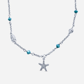 Kette "Meeresfunken" - Silber