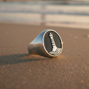 Siegelring "Leuchtturm" - Silber