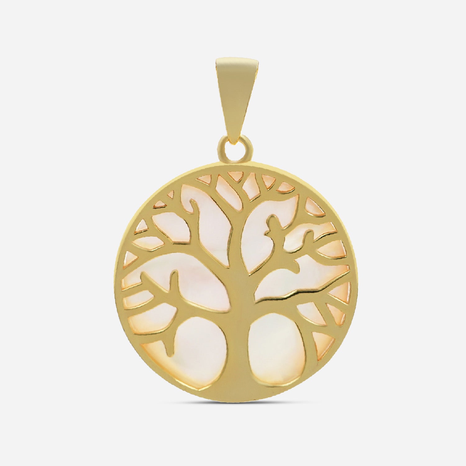 Perlmutt Lebensbaum - Gold