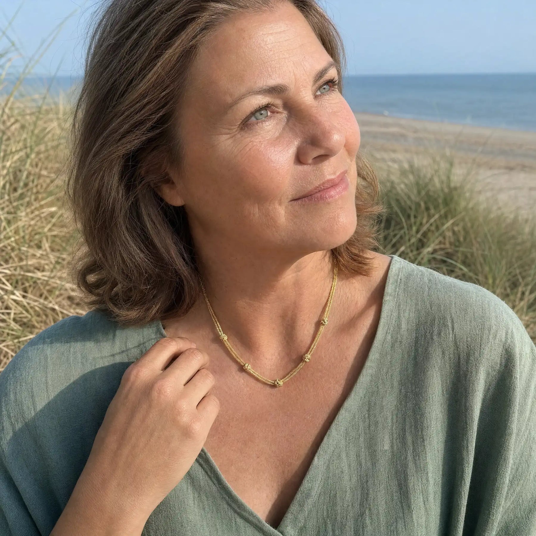 Kette "Wellenknoten"