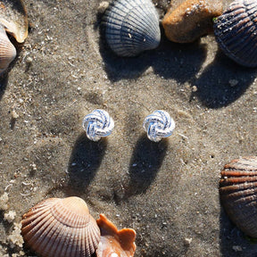 Ohrstecker Knoten - Silber