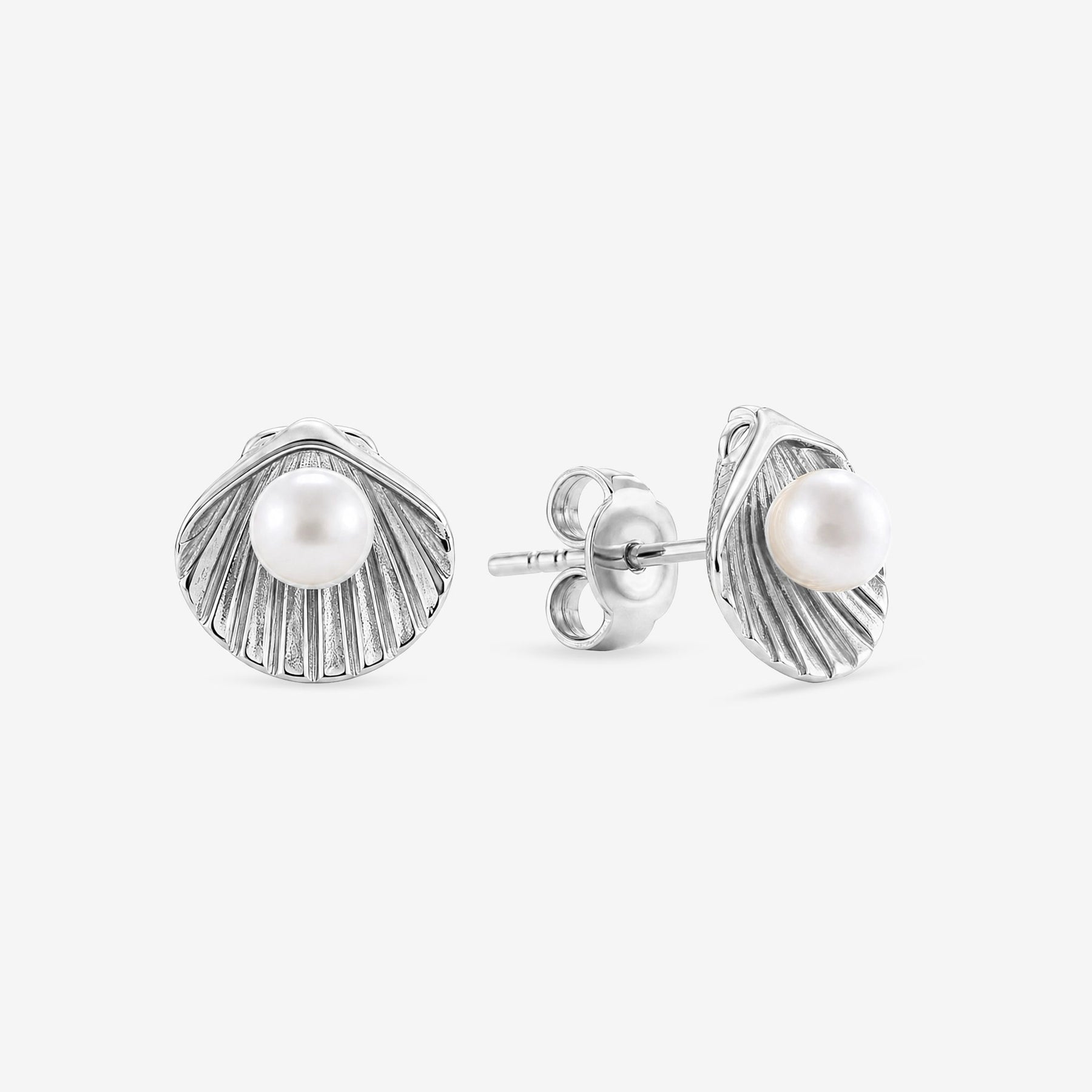 Ohrstecker Muschel mit Perle