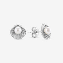 Ohrstecker Muschel mit Perle