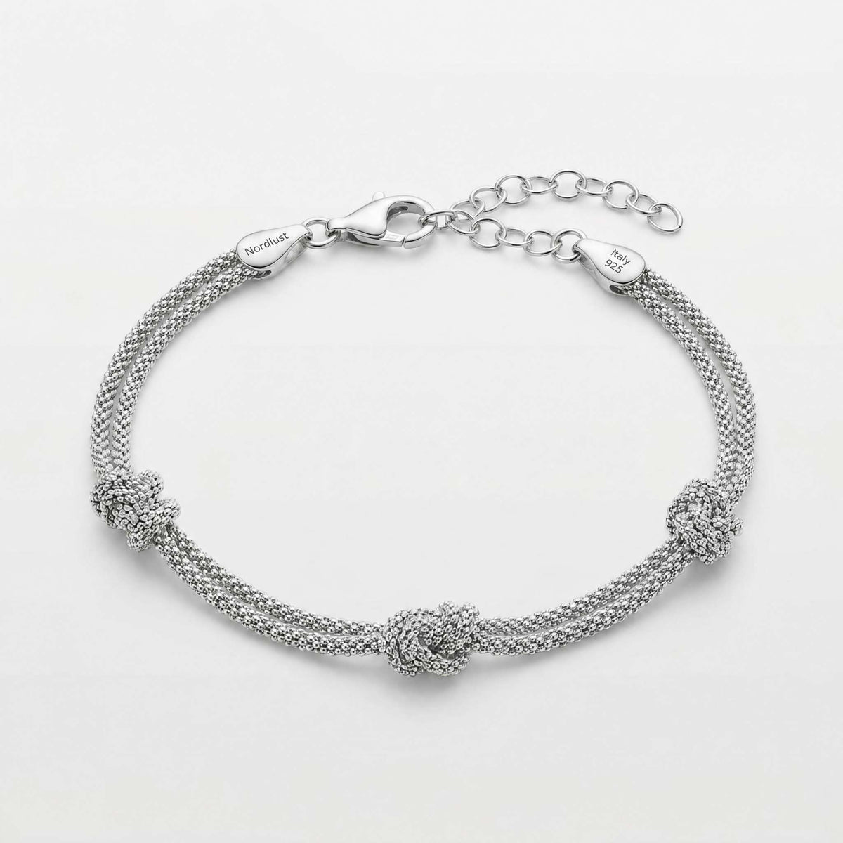 Armband "Wellenknoten-Trio"
