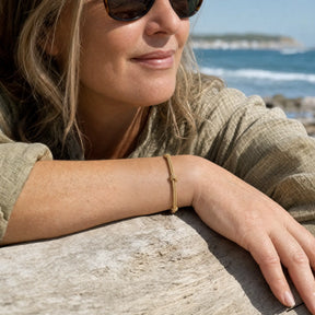 Armband "Wellenknoten-Trio"