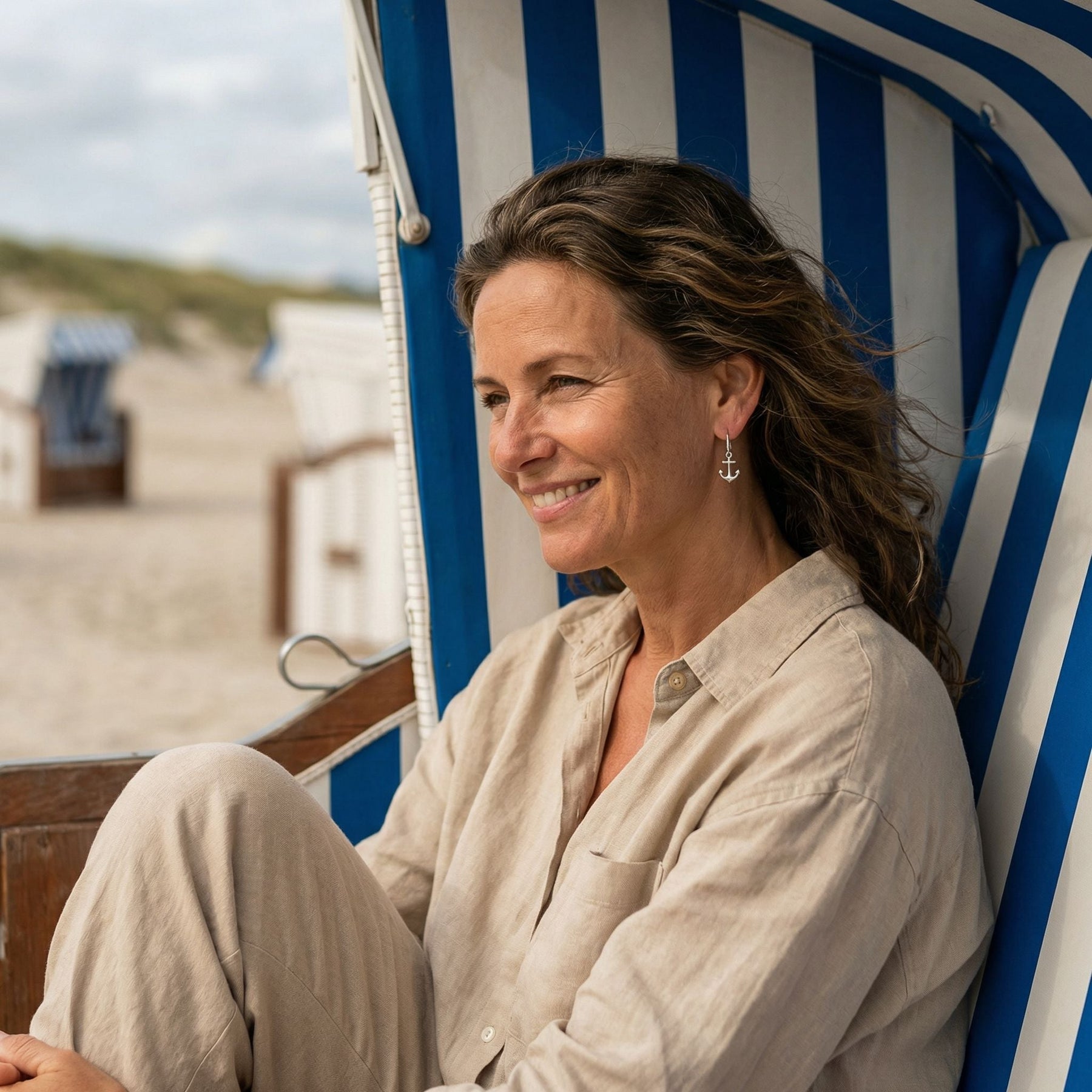 Anhänger Creole Anker - Silber - Nordlust®