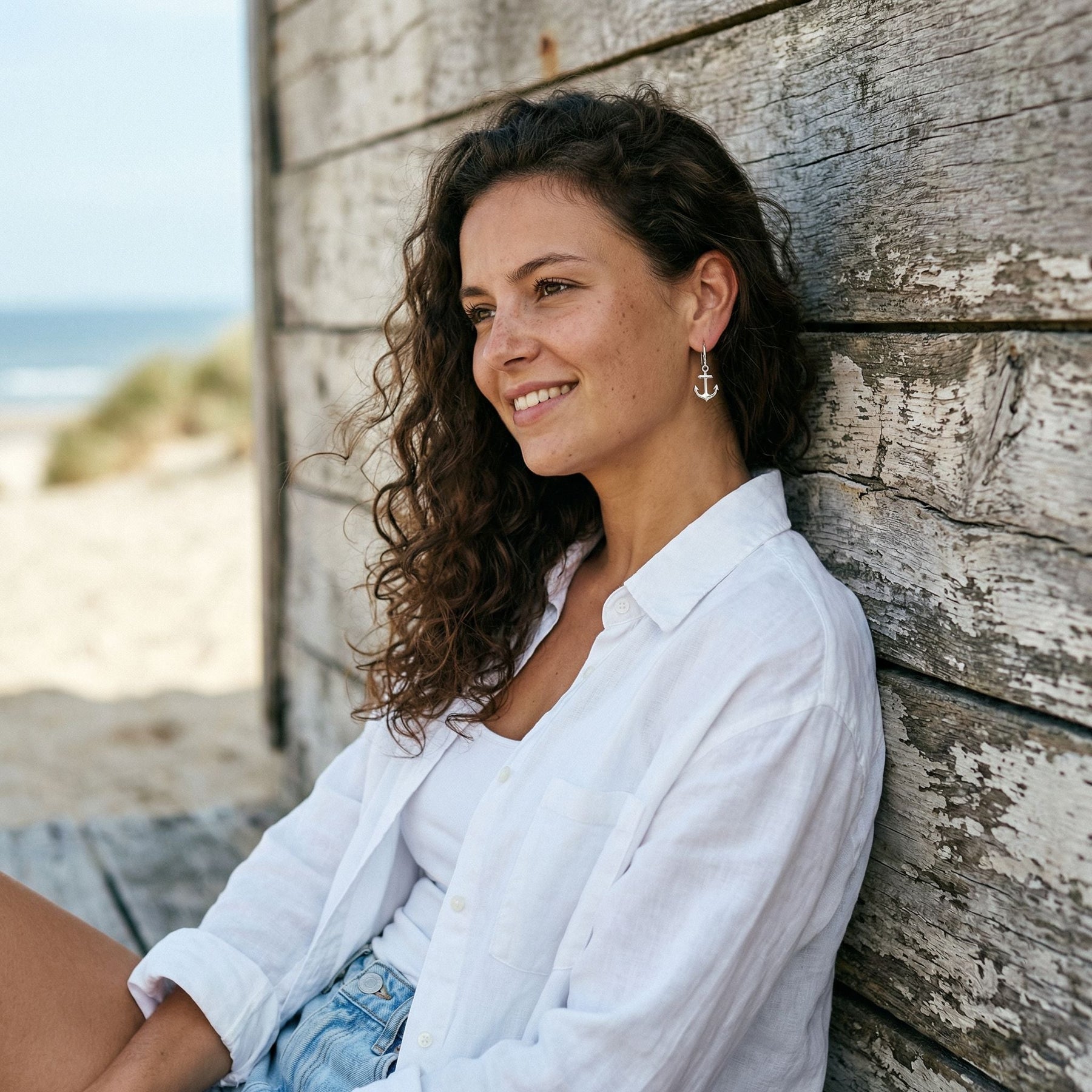 Anhänger Creole Anker - Silber - Nordlust®