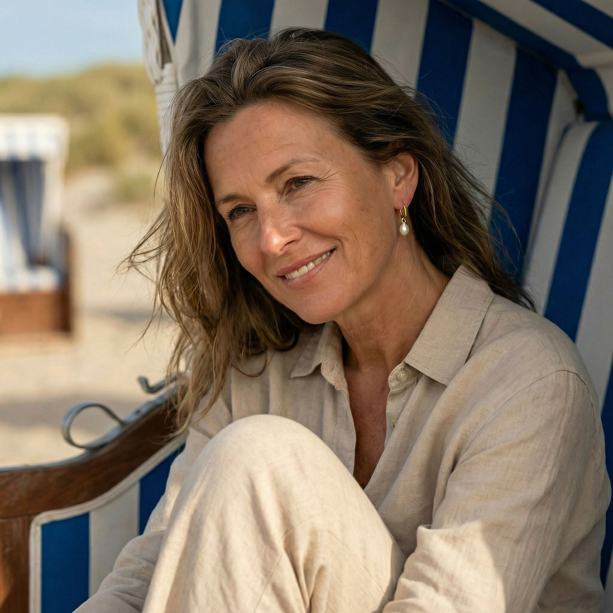 Anhänger Creole Perle - Gold - Nordlust®