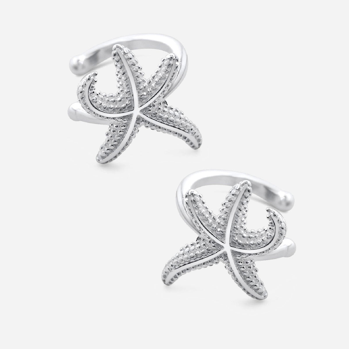 Earcuffs Seestern - Silber - Nordlust®