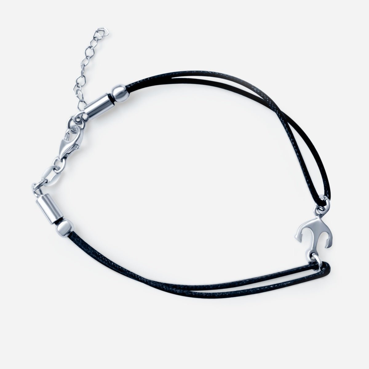 Lederarmband "Küstenanker" - Silber - Nordlust®