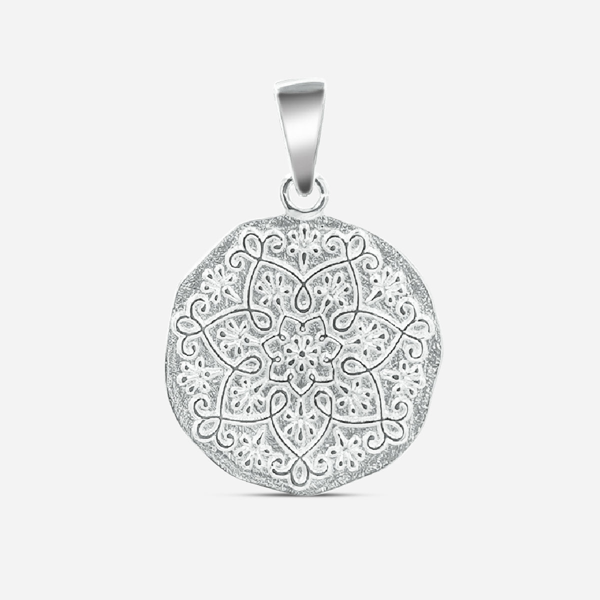 Mandala - Dezent schön - Silber