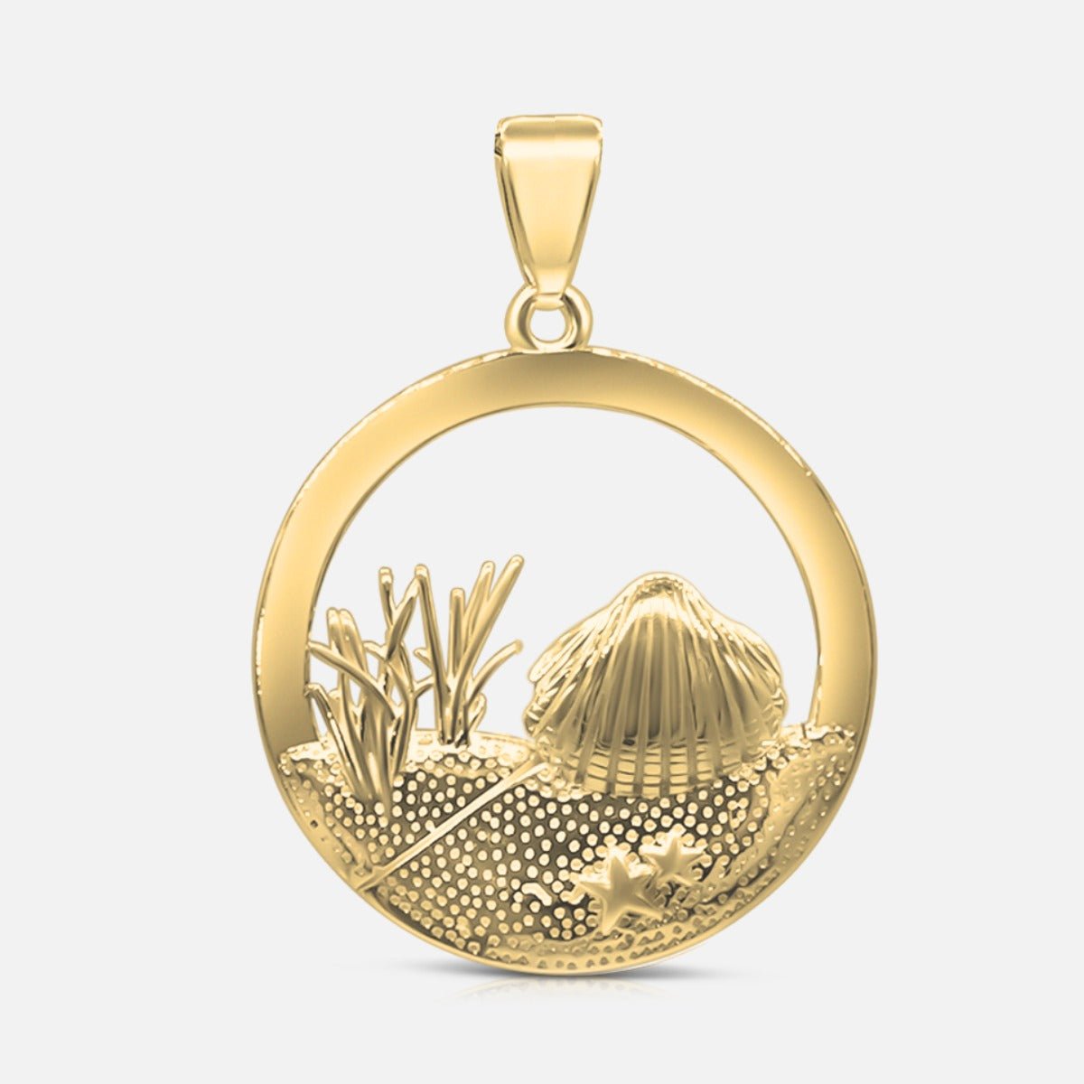 Muschel Rund / Düne - Gold - Nordlust®