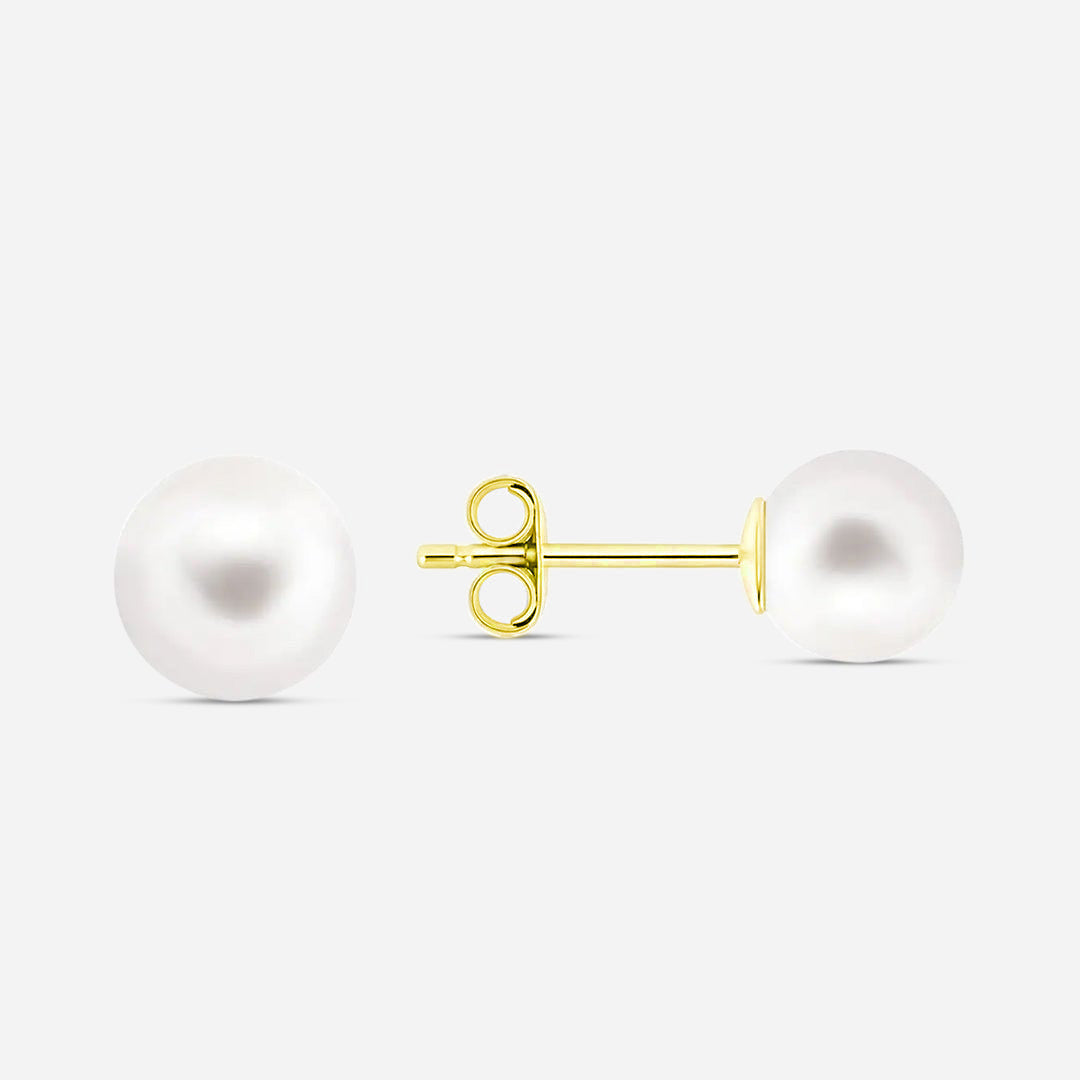 Ohrstecker Perle - Gold