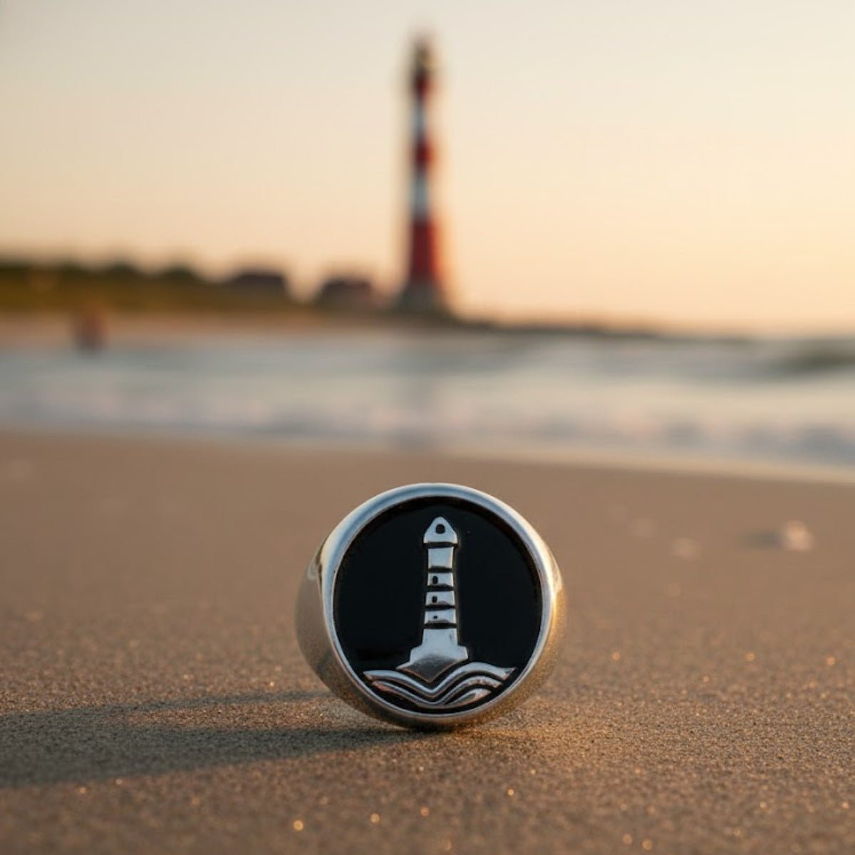 Siegelring "Leuchtturm" - Silber - Nordlust®